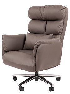Офисное кресло CHAIRMAN 433, экокожа, коричневый